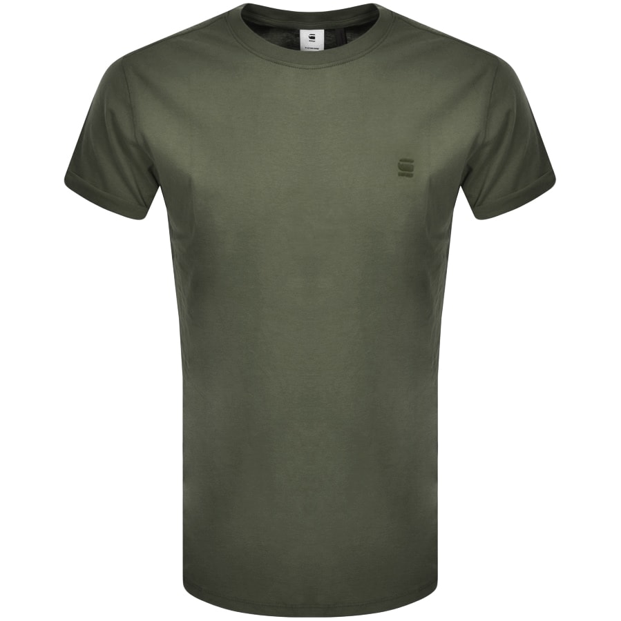 Alternative Image for ProductG Star Raw Lash Logo T Shirt Khaki1